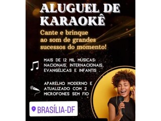 Aluguel de Karaok com repertrio completo e atualizado Aguas Claras Servicos para festas infantis e eventos no [***] 