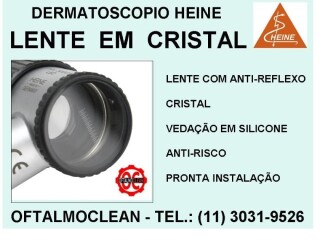 LENTE PARA DERMATOSCOPIO HEINE OFTALMOCLEAN Alto de Pinheiros Pintor de parede e reformas no [***] 