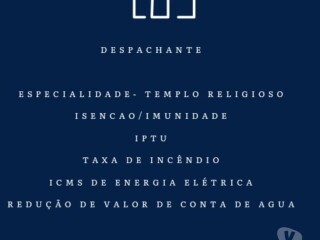 Despachante Documentalista Templo Religioso Madureira Profissionais liberais no [***] 