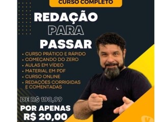 Curso de Redaco do Zero para Concursos Pblicos e ENEM Francisco Badaro MG Cursos no [***] 