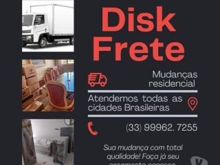 Disk frete e mudancas Governador Valadares MG Fretes e mudancas no [***] 