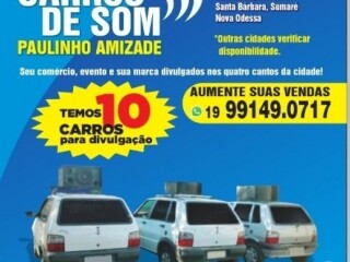 Carro de Sompropaganda Volante Americana SP Servicos especializados no [***] 