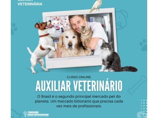 Curso de Auxiliar Veterinrio Online Completo e Certificado Batatais SP cursos tcnicos enfermagem esttica profissionalizantes [***] 