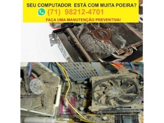 Limpeza de computador Atendimento a domiclio Centro de Salvador Assistncia tcnica e conserto de eletrnico no [***] 