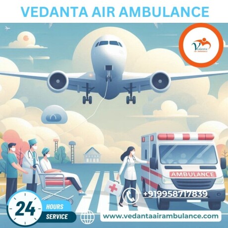 get-vedanta-air-ambulance-service-in-raipur-with-advanced-medical-machine-big-0