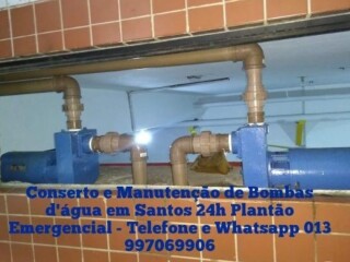 Bombas dágua conserto e manutenção em Santos Plantão 24hs Santos SP - Pintor de parede e reformas 