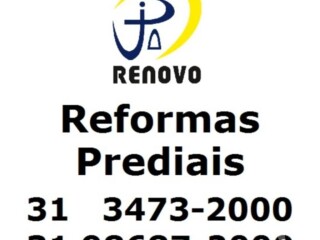 Reformas Prediais BH Outros Bairros Belo Horizonte MG - Pintor de parede e reformas 