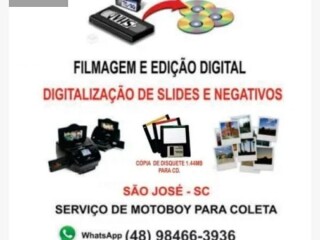 Digitalização de Slides e Negativos Sao Jose SC - Serviços especializados 